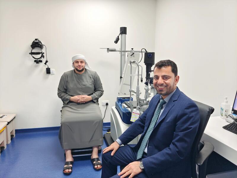 عملية تثبيت قرنية ناجحة في مستشفى مورفيلدز للعيون في أبوظبي تحقق حلم طالب جامعي باستكمال الدراسة