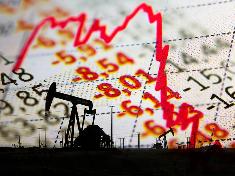 Brent prices fell,Texas rose slightly