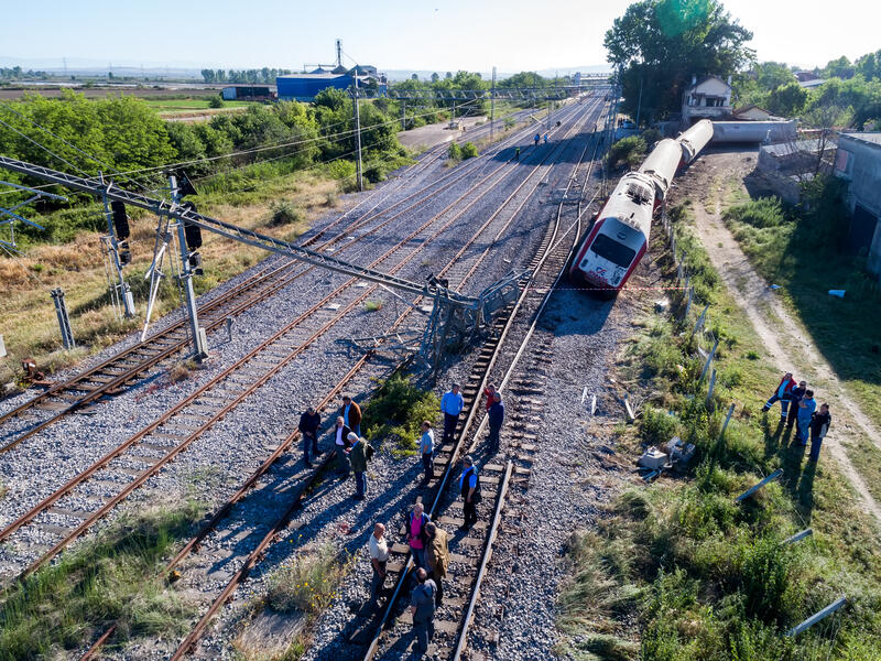 Train collision 