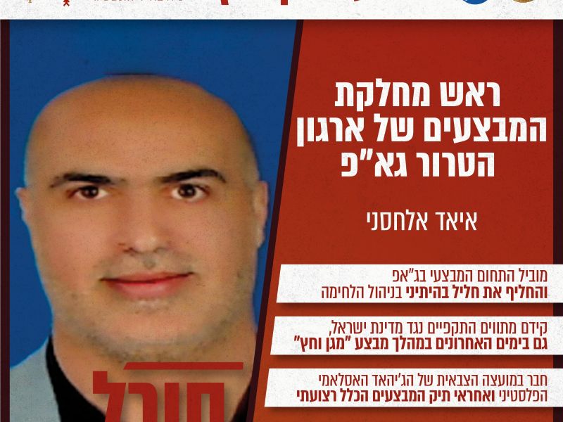 العضو البارز في حركةالجهاد الإسلامي في فلسطين  إياد الحسني