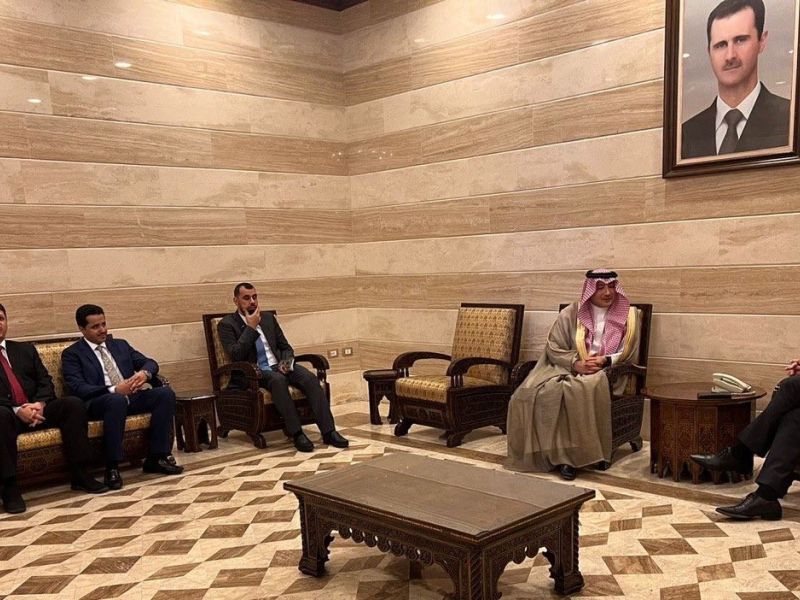فريق فني سعودي يصل دمشق لإعادة افتتاح السفارة