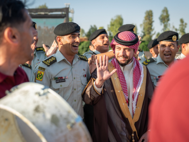 What did King Abdullah II give Crown Prince for his wedding?
