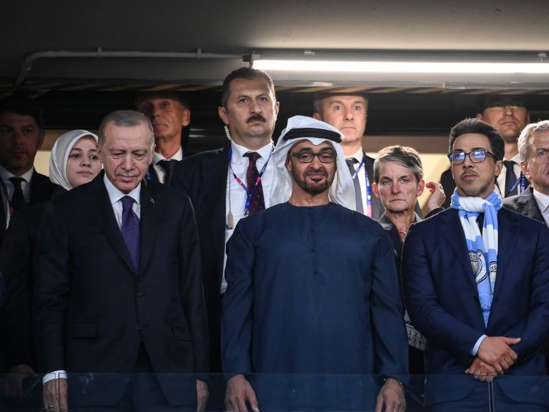 بن زايد وأردوغان