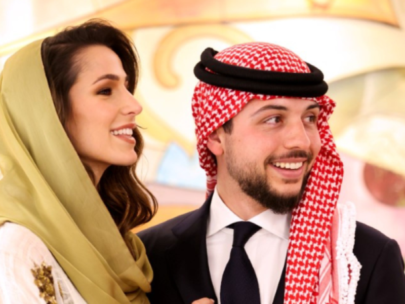Jordan Crown Prince Hussein and Rajwa Al Saif