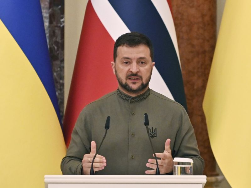 Ukraine's President Volodymyr Zelenskyy