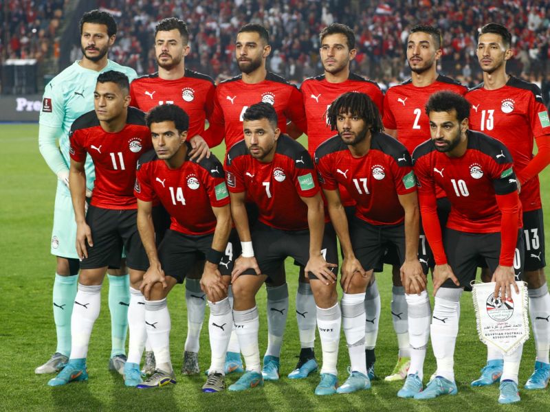 منتخب مصر (Photo by Khaled DESOUKI / AFP)