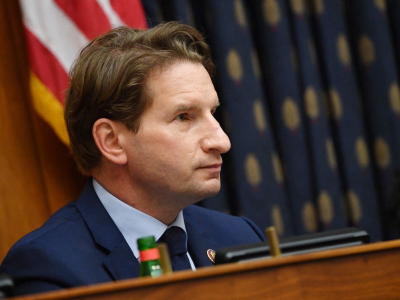 House Democrat Dean Phillips launches primary challenge against President Biden. (Kevin Dietsch/ AFP)