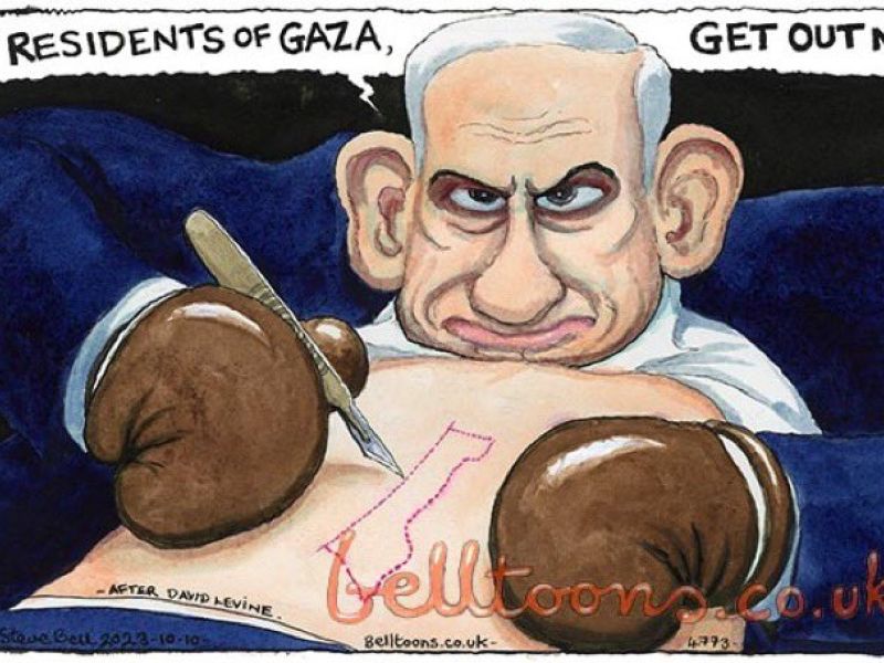 English cartoonist Steve Bell