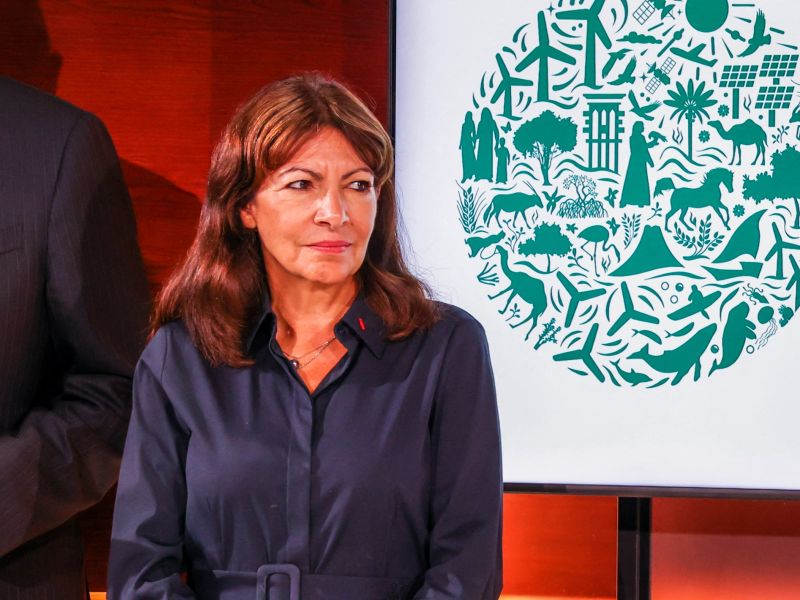 Mayor of Paris Anne Hidalgo