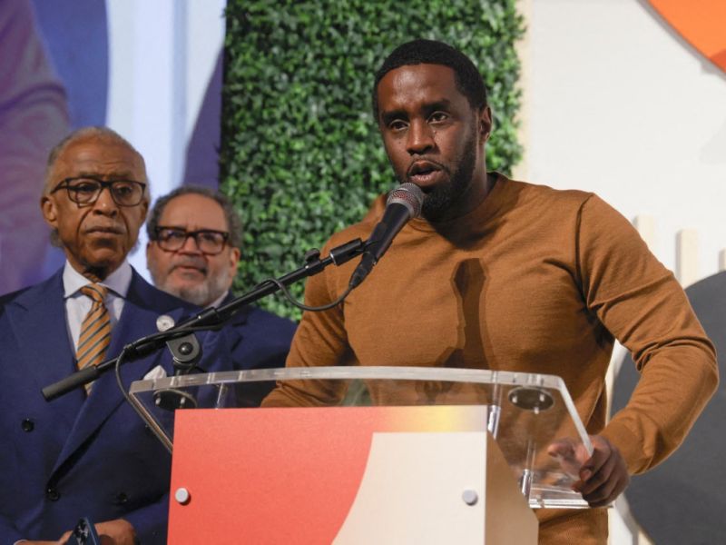 "Diddy" Combs speaks during the Congressional Black Caucus Foundation Annual Legislative Conference National Town Hall. (Jemal Countess/ AFP)