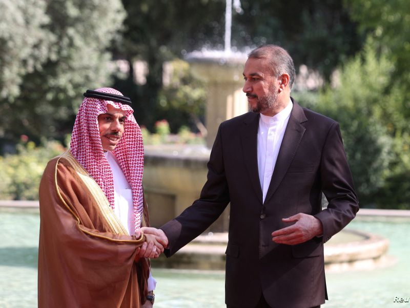 17 يونيو 2023: وزير الخارجية السعودي الأمير فيصل بن فرحان يزور طهران