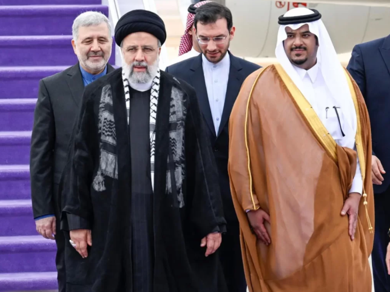 11 نوفمبر 2023: الرئيس الإيراني يصل الرياض للمشاركة في القمة العربية الإسلامية المشتركة غير العادية