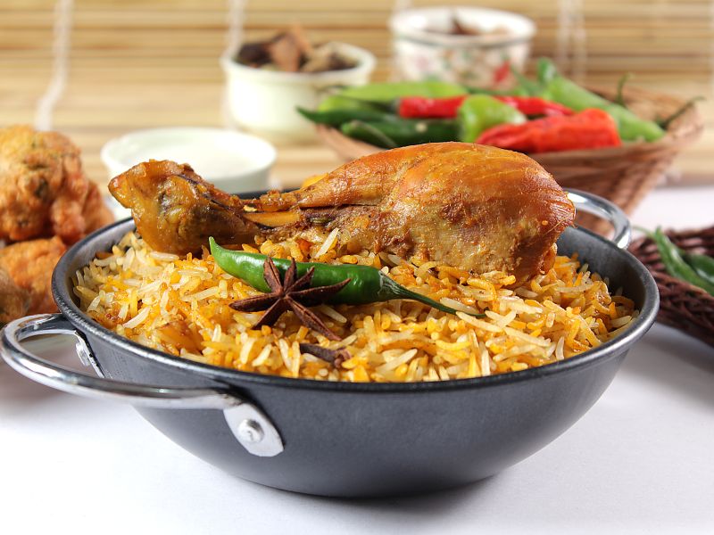Biryani meal