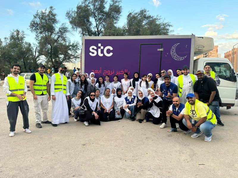 stc continues to distribute iftar meals throughout different  locations in Kuwait