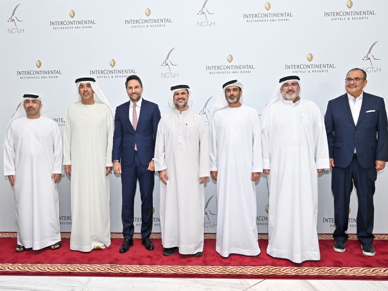 NCTH&H and IHG Grand Opening Backdrop Image For The Grand Opening og InterContinental Residences Abu Dhabi