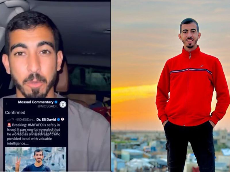 Palestinian journalist Saleh Aljafarawi is accused of being an undercover agent of Israel