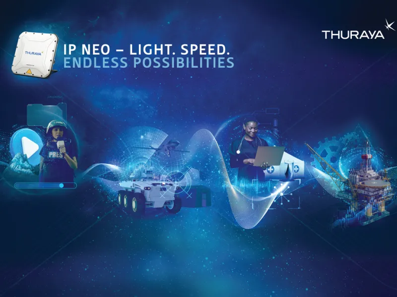 Thuraya unveils groundbreaking next generation IP NEO terminal developed in collaboration with Cobham Satcom