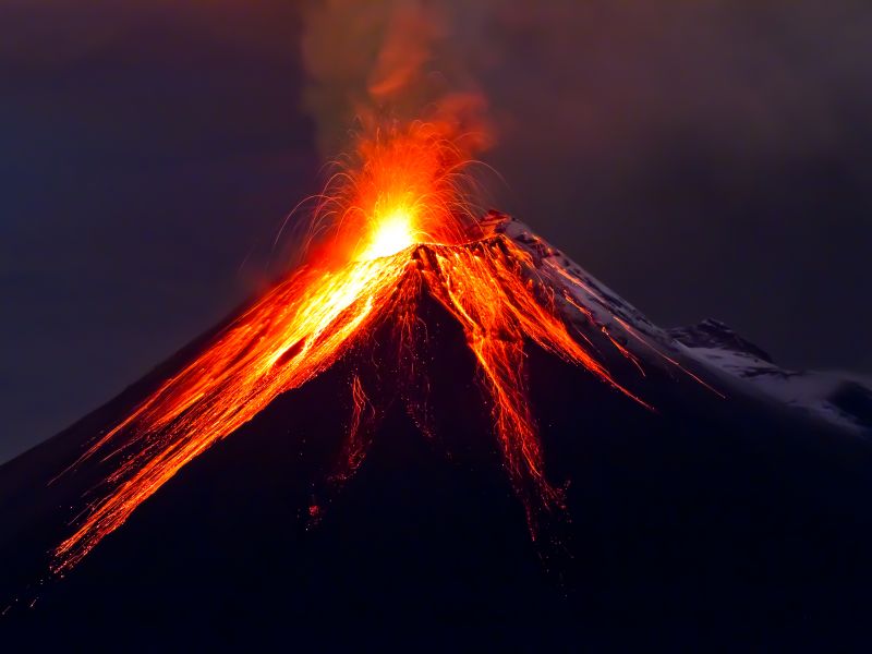 Active volcano