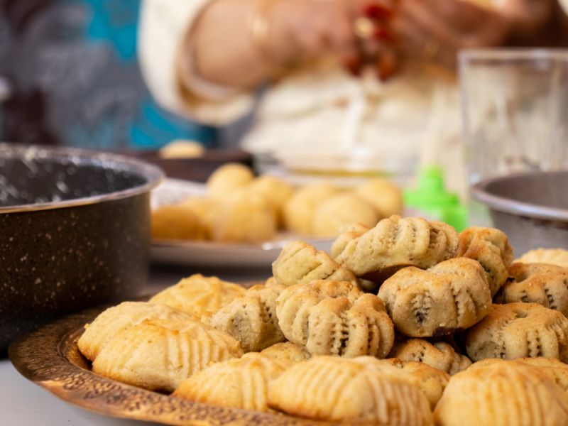 طريقة عمل معمول عيد الأضحى بالسميد هش وطري