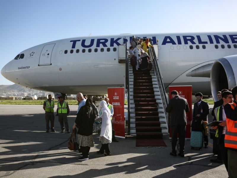 Turkish airline plane