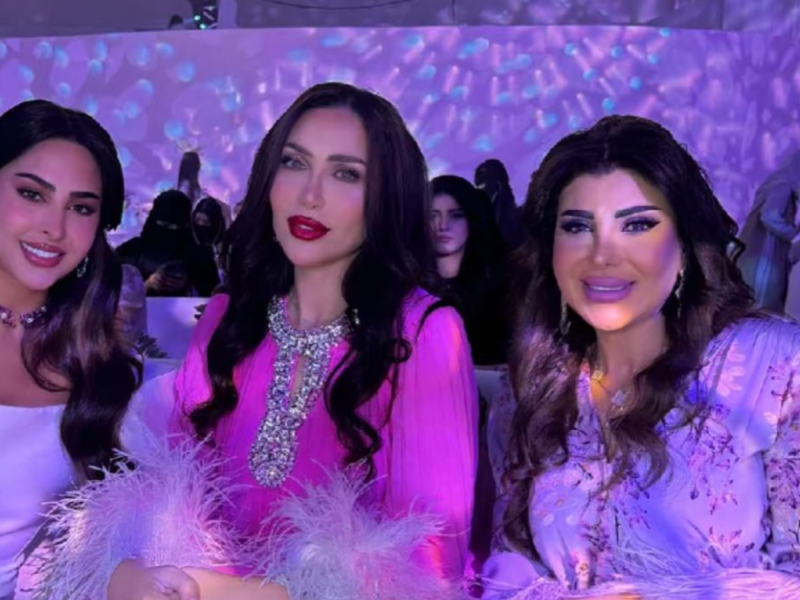 الدكتورة خلود وإلهام الفضالة في حفل إطلاق عطر جورجينا رودريغيز