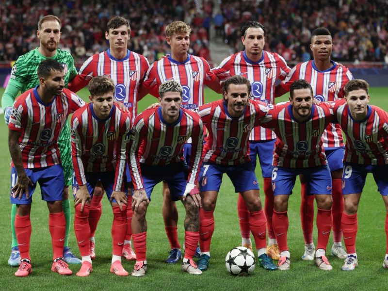 فريق أتلتيكو مدريد (Photo by Thomas COEX / AFP)