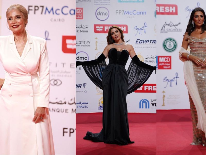 أبرز إطلالات النجمات في مهرجان القاهرة السينمائي 2024