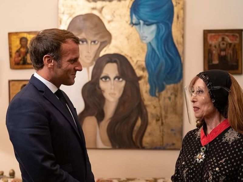 Emmanuel Macron Fairuz