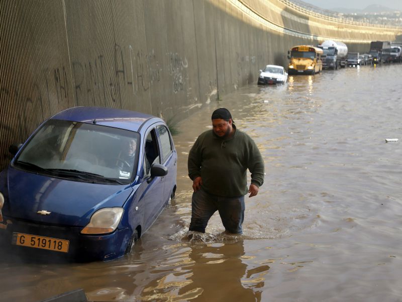 Heavy floods 