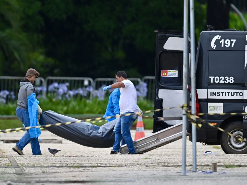 Two blasts near Brazil’s Supreme Court kill one