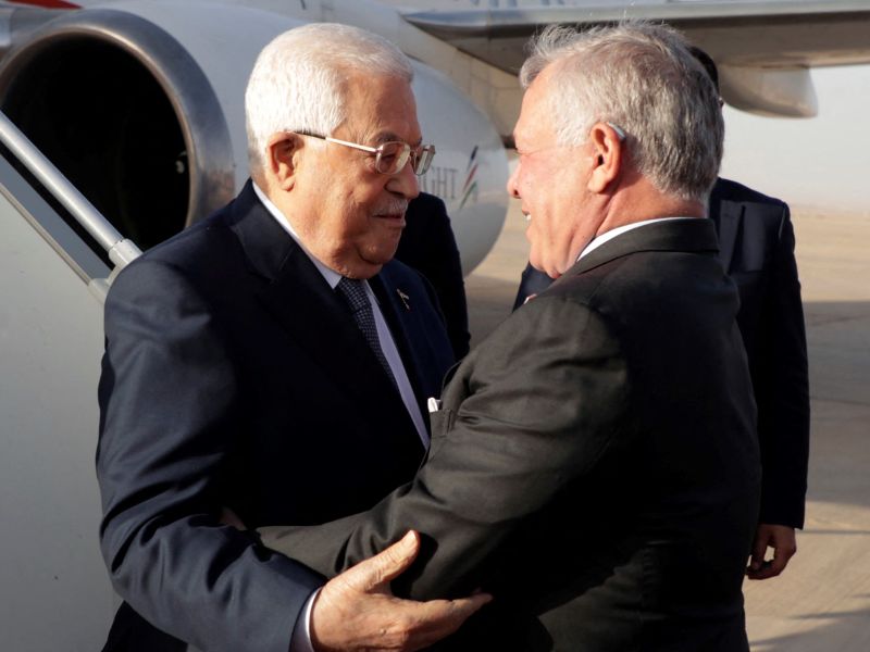 Palestinian president Mahmud Abbas