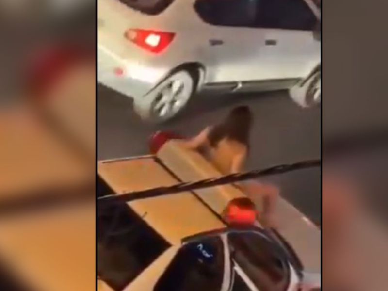 Naked Iranian woman