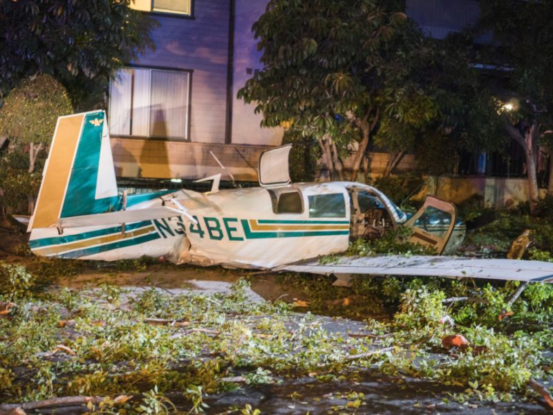 Small plane crash