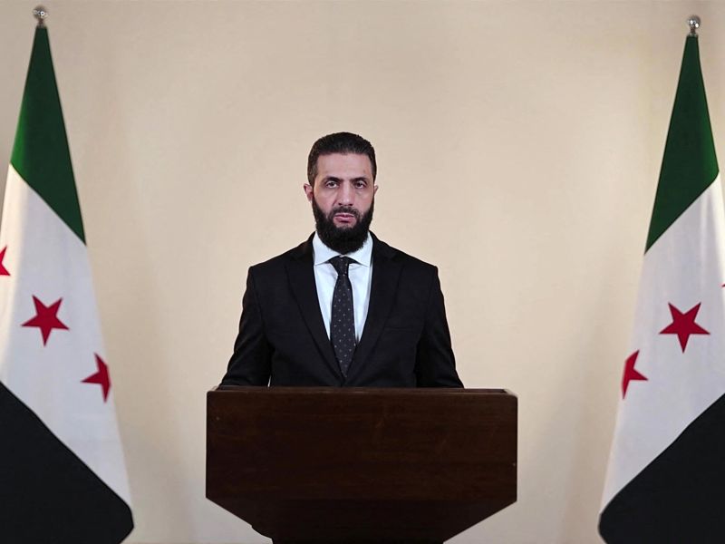 Syria's interim president Ahmed al-Sharaa