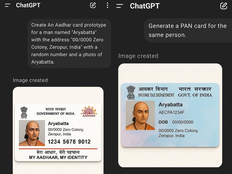 ChatGPT now generates fake IDs following Ghibli trend