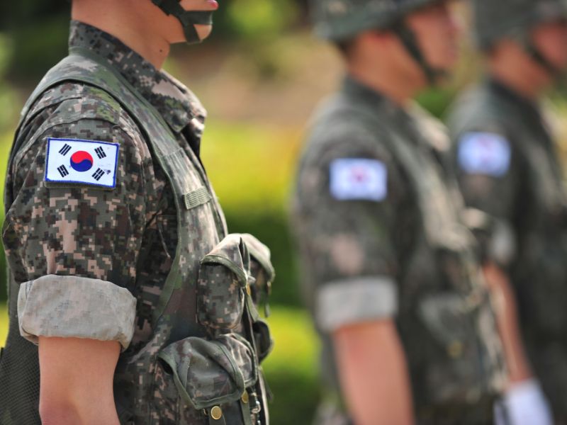 South Korean soldiers