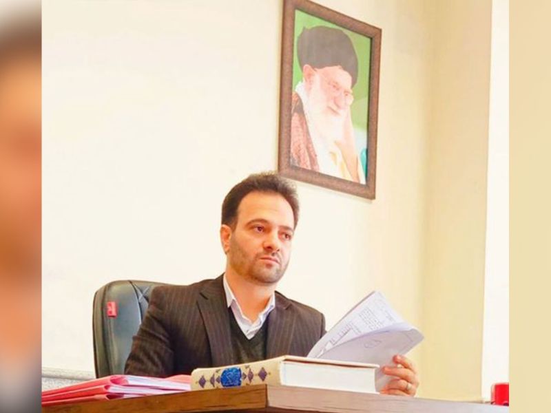 Judge Ehsan Bagheri, a criminal court judge.