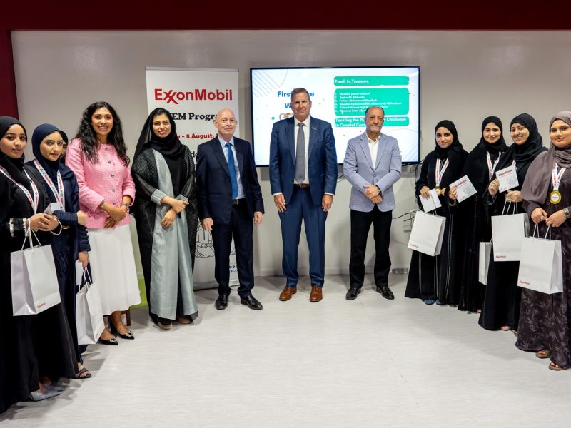 Igniting Young Minds: ExxonMobil, Abu Dhabi University and Knowledge Group Conclude the ExxonMobil Future STEM Leaders Summer Camp on a High Note