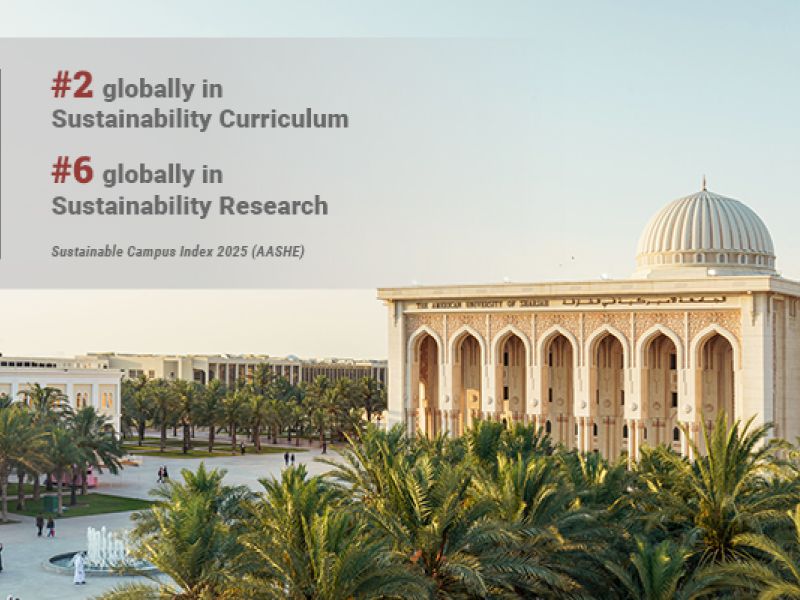 AUS named among the world’s top 10 universities for sustainability curriculum and research