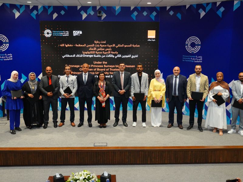 Under the Patronage of HRH Princess Sumaya bint El Hassan: Orange Jordan Celebrates the Graduation of 14 Innovative Projects from AI Incubator