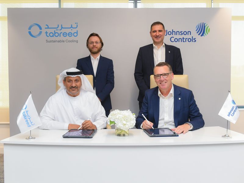 Tabreed and Johnson Controls Enter Long-Term Agreement for Development and Supply of Next Generation Cooling Technology