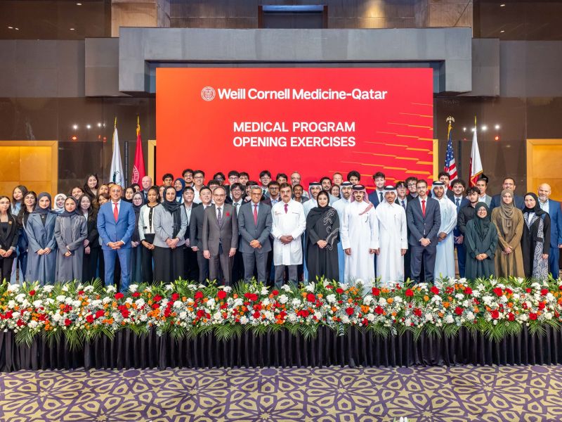 WCM-Q’s new cohort of medical students receive their white coats