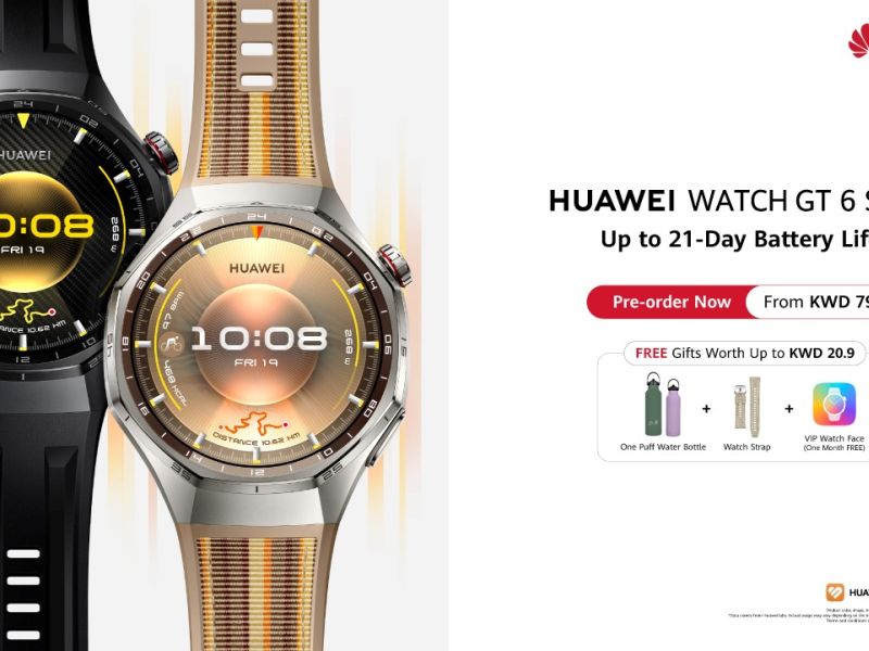 الرياضات الخارجية المتقدمة وعمر بطارية مذهل يصل إلى 21 يومًا: بدء الطلبات المسبقة لسلسلة HUAWEI WATCH GT 6