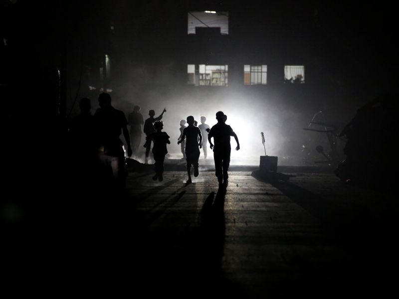 The devastating conflict between Israel and Hamas reduced swathes of Gaza to rubble, displaced the vast majority of its population at least once and crippled public services. AFP Netanyahu orders ‘powerful’ Gaza airstrikes after truce dispute over hostage remains