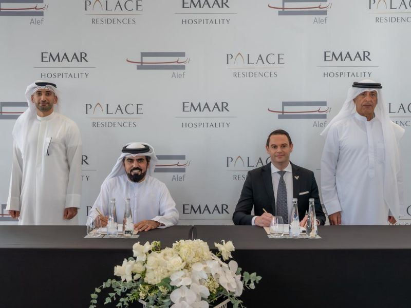 مجموعة إعمار للضيافة ومجموعة ألف تُبرمان شراكة استراتيجية لإطلاق «بلاس ريزيدنس الممشى" في الشارقة