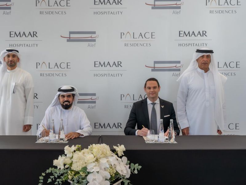مجموعة إعمار للضيافة ومجموعة ألف تُبرمان شراكة استراتيجية لإطلاق «بلاس ريزيدنس الممشى" في الشارقة