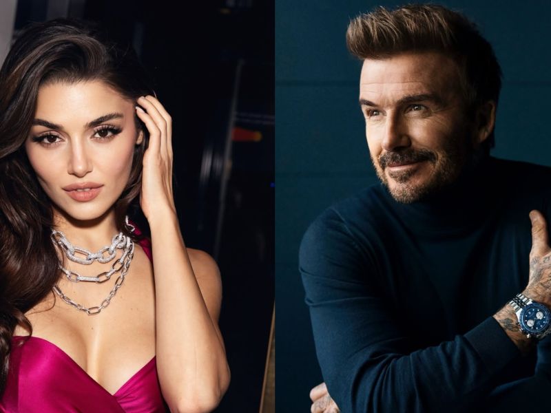 Hande Erçel & David Beckham Instagram profile Hande Erçel & David Beckham