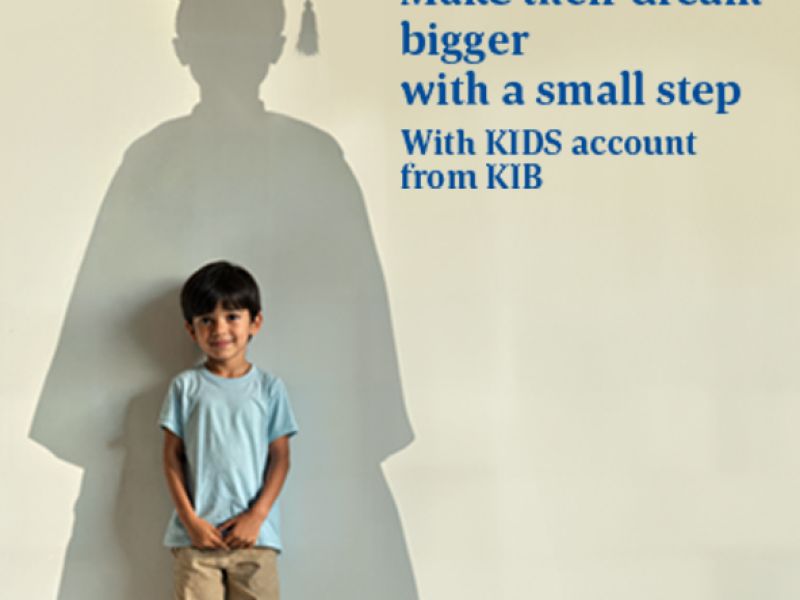 KIB: Kids Account introduced in a new look under the ‘Grow Their Dreams with a Small Step’ campaign 