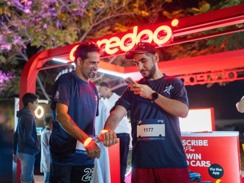 Ooredoo Lights Up the Night Run 2025 at Sur Al-Hadeed Beach