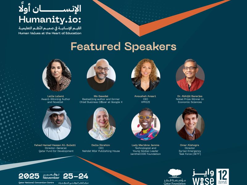 WISE 12 Unveils Global Speaker Lineup for ‘Humanity.io’ Summit in Doha